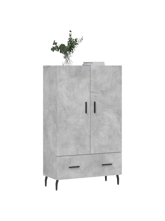 Komoda, betono pilkos spalvos, 69,5x31x115cm, apdirbta mediena