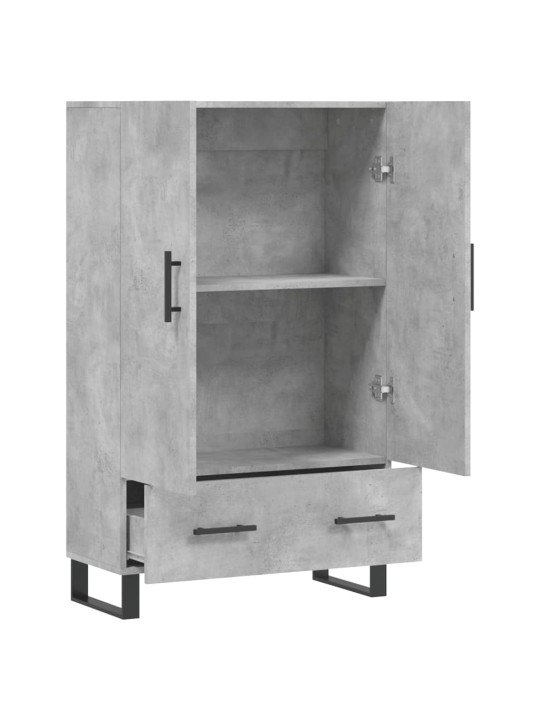 Komoda, betono pilkos spalvos, 69,5x31x115cm, apdirbta mediena