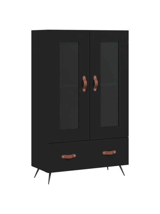 Komoda, juodos spalvos, 69,5x31x115cm, apdirbta mediena