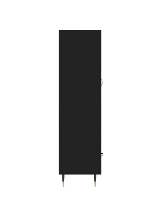 Komoda, juodos spalvos, 69,5x31x115cm, apdirbta mediena