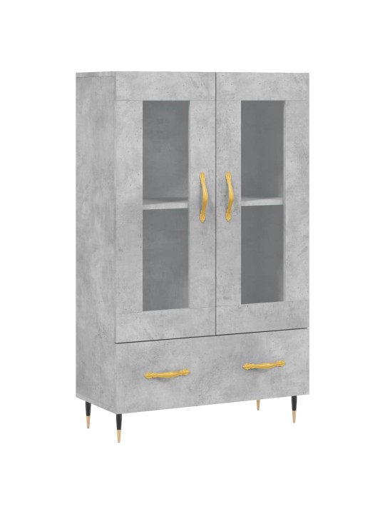 Komoda, betono pilkos spalvos, 69,5x31x115cm, apdirbta mediena
