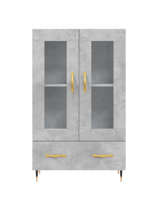 Komoda, betono pilkos spalvos, 69,5x31x115cm, apdirbta mediena