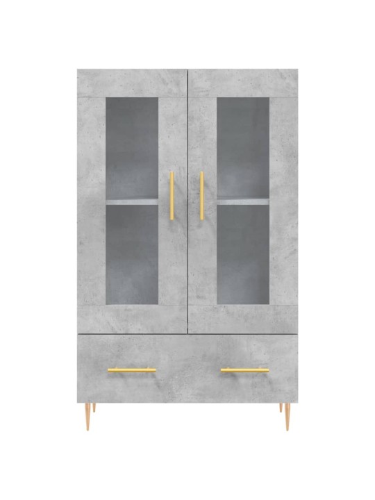 Komoda, betono pilkos spalvos, 69,5x31x115cm, apdirbta mediena