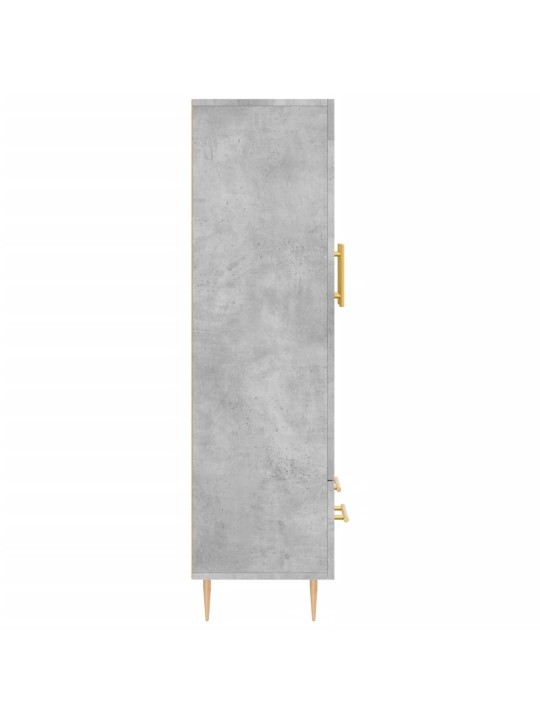 Komoda, betono pilkos spalvos, 69,5x31x115cm, apdirbta mediena