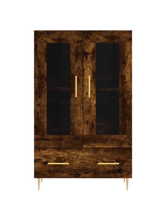 Komoda, dūminio ąžuolo spalvos, 69,5x31x115cm, apdirbta mediena