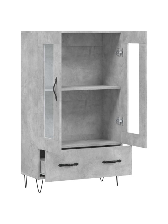 Komoda, betono pilkos spalvos, 69,5x31x115cm, apdirbta mediena