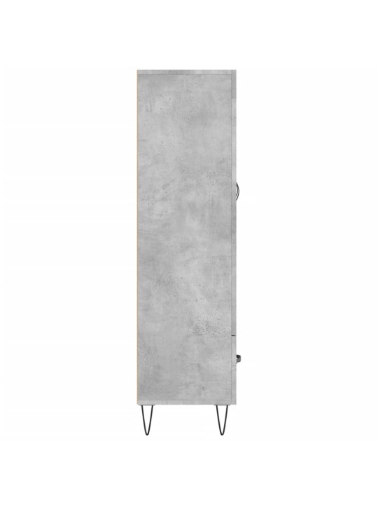 Komoda, betono pilkos spalvos, 69,5x31x115cm, apdirbta mediena