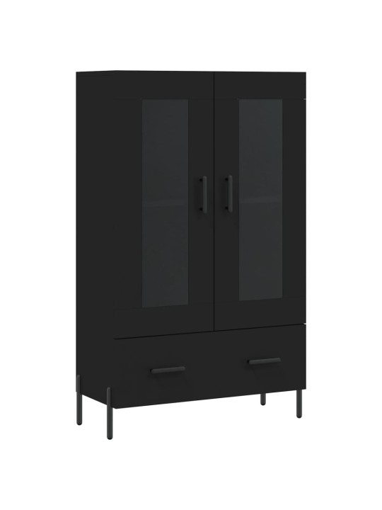 Komoda, juodos spalvos, 69,5x31x115cm, apdirbta mediena