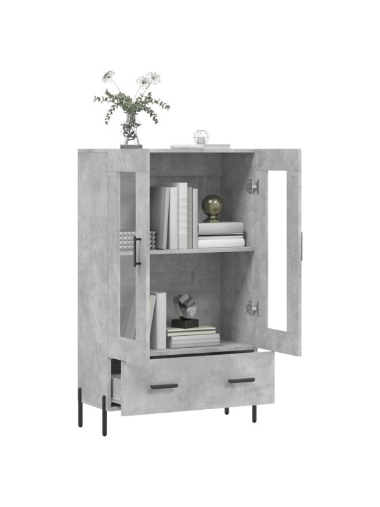 Komoda, betono pilkos spalvos, 69,5x31x115cm, apdirbta mediena