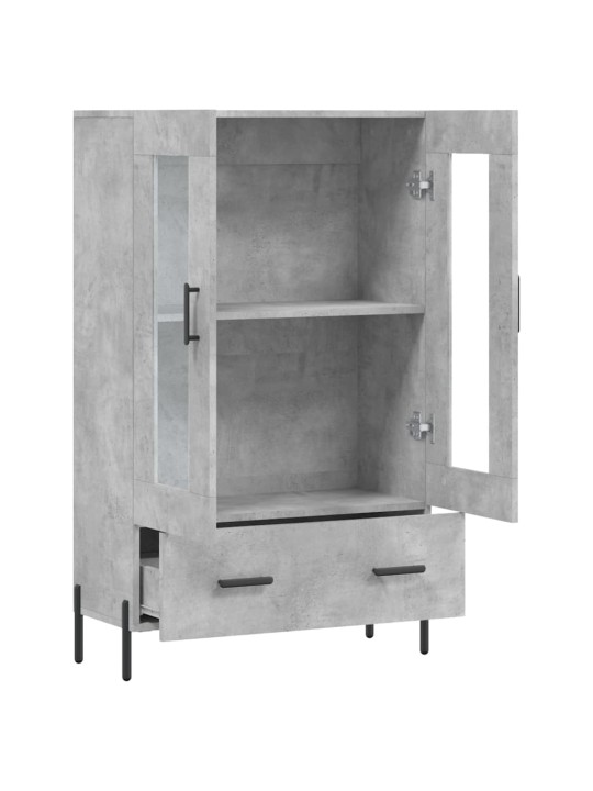 Komoda, betono pilkos spalvos, 69,5x31x115cm, apdirbta mediena
