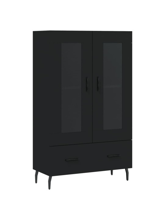 Komoda, juodos spalvos, 69,5x31x115cm, apdirbta mediena