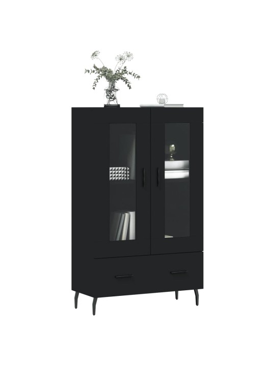 Komoda, juodos spalvos, 69,5x31x115cm, apdirbta mediena
