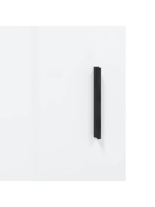 Komoda, baltos spalvos, 69,5x31x115cm, apdirbta mediena, blizgi