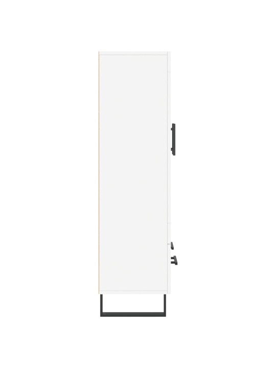 Komoda, baltos spalvos, 69,5x31x115cm, apdirbta mediena