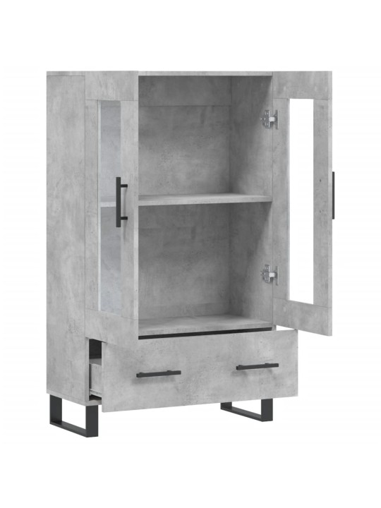 Komoda, betono pilkos spalvos, 69,5x31x115cm, apdirbta mediena