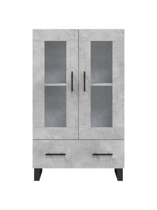 Komoda, betono pilkos spalvos, 69,5x31x115cm, apdirbta mediena