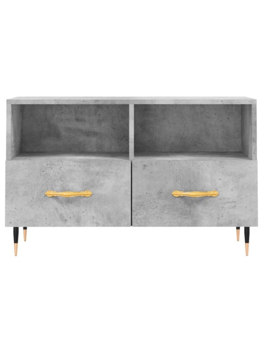 Televizoriaus spintelė, betono pilka, 80x36x50cm, mediena