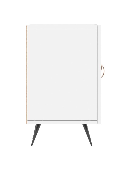 Televizoriaus spintelė, balta, 150x30x50cm, apdirbta mediena