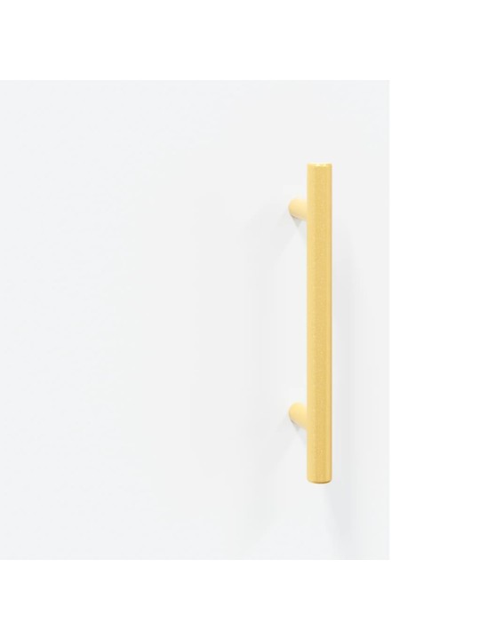 Televizoriaus spintelė, balta, 150x30x50cm, apdirbta mediena