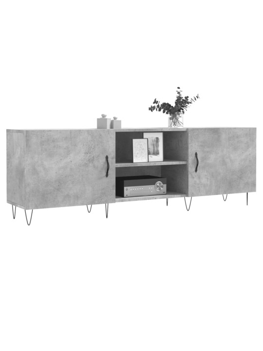 Televizoriaus spintelė, betono pilka, 150x30x50cm, mediena