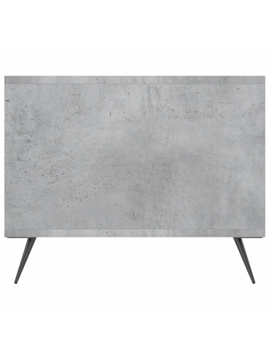 Kavos staliukas, betono pilkas, 102x50x40cm, apdirbta mediena
