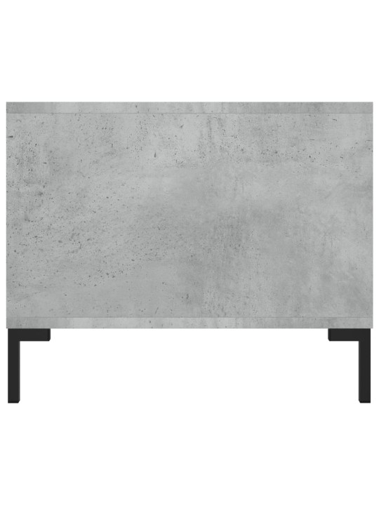 Kavos staliukas, betono pilkas, 102x50x40cm, apdirbta mediena
