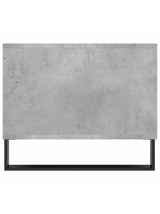 Kavos staliukas, betono pilkas, 102x50x40cm, apdirbta mediena