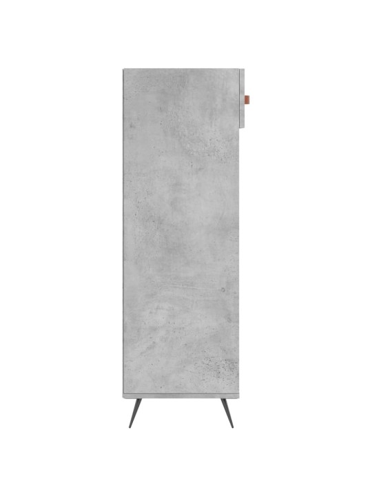 Spintelė batams, betono pilka, 60x35x105cm, apdirbta mediena