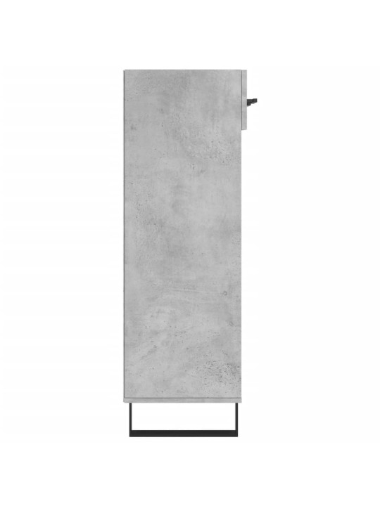 Spintelė batams, betono pilka, 60x35x105cm, apdirbta mediena