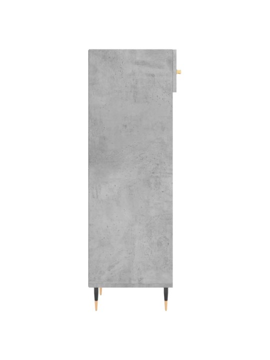 Spintelė batams, betono pilka, 30x35x105cm, apdirbta mediena