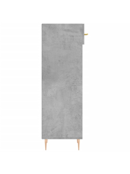 Spintelė batams, betono pilka, 30x35x105cm, apdirbta mediena
