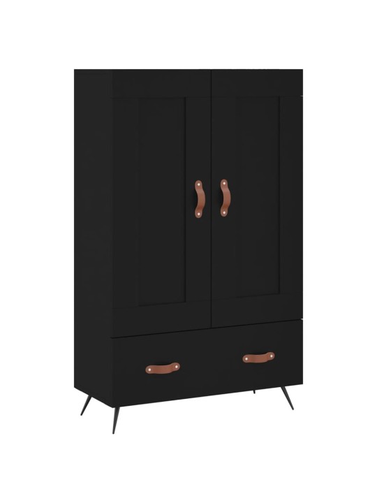 Komoda, juodos spalvos, 69,5x31x115cm, apdirbta mediena