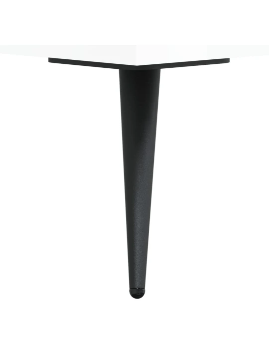 Komoda, baltos spalvos, 69,5x31x115cm, apdirbta mediena, blizgi