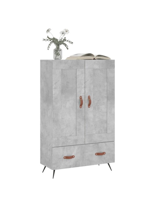 Komoda, betono pilkos spalvos, 69,5x31x115cm, apdirbta mediena