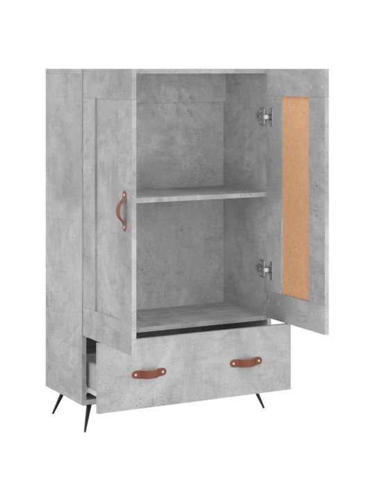 Komoda, betono pilkos spalvos, 69,5x31x115cm, apdirbta mediena