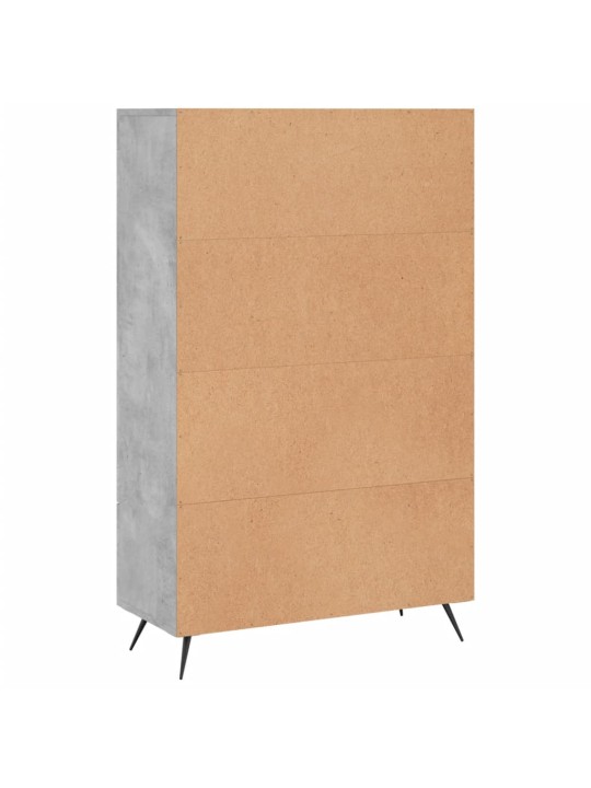 Komoda, betono pilkos spalvos, 69,5x31x115cm, apdirbta mediena