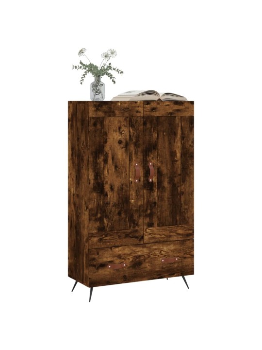 Komoda, dūminio ąžuolo spalvos, 69,5x31x115cm, apdirbta mediena