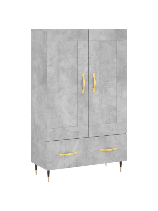 Komoda, betono pilkos spalvos, 69,5x31x115cm, apdirbta mediena