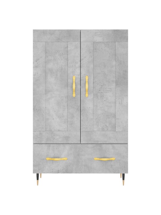 Komoda, betono pilkos spalvos, 69,5x31x115cm, apdirbta mediena