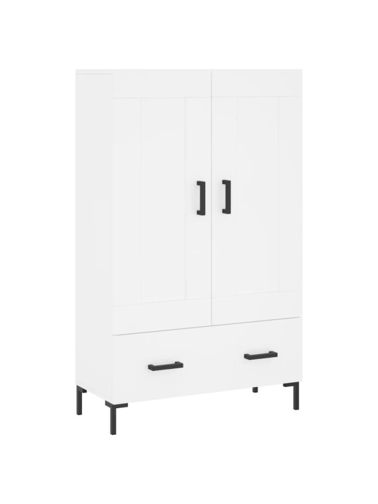 Komoda, baltos spalvos, 69,5x31x115cm, apdirbta mediena