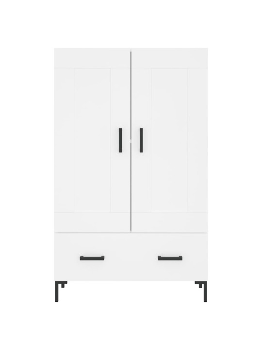 Komoda, baltos spalvos, 69,5x31x115cm, apdirbta mediena