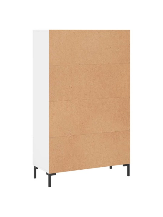 Komoda, baltos spalvos, 69,5x31x115cm, apdirbta mediena
