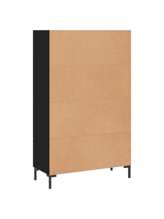 Komoda, juodos spalvos, 69,5x31x115cm, apdirbta mediena