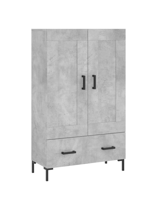 Komoda, betono pilkos spalvos, 69,5x31x115cm, apdirbta mediena