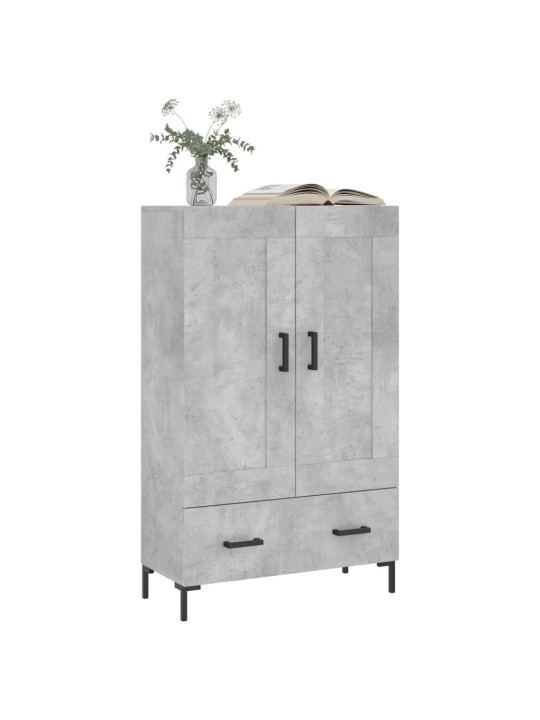 Komoda, betono pilkos spalvos, 69,5x31x115cm, apdirbta mediena