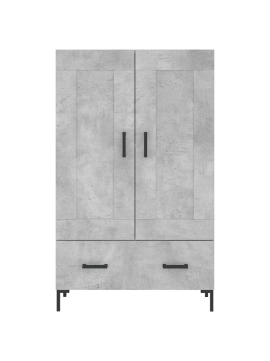 Komoda, betono pilkos spalvos, 69,5x31x115cm, apdirbta mediena