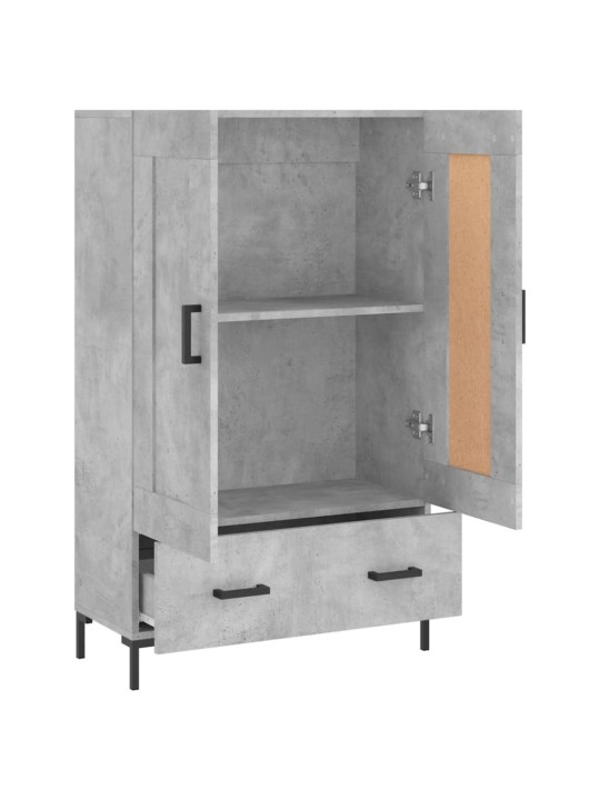 Komoda, betono pilkos spalvos, 69,5x31x115cm, apdirbta mediena