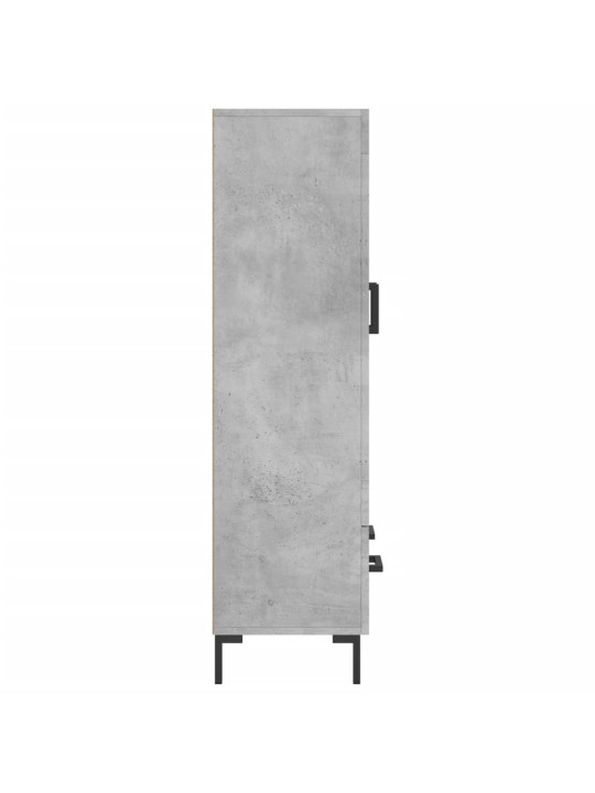 Komoda, betono pilkos spalvos, 69,5x31x115cm, apdirbta mediena