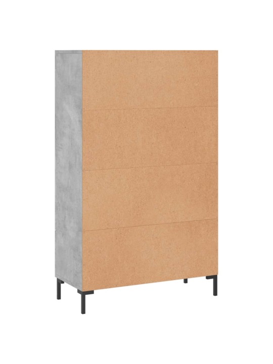 Komoda, betono pilkos spalvos, 69,5x31x115cm, apdirbta mediena