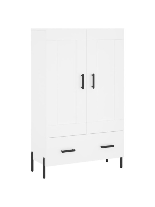 Komoda, baltos spalvos, 69,5x31x115cm, apdirbta mediena